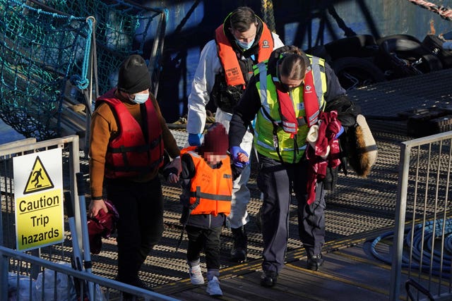 EDITORS NOTE Children’s faces have been pixelated as the PA Picture Desk has been unable to gain the necessary permission to photograph a child under 16 on issues involving their welfare (Gareth Fuller/PA)