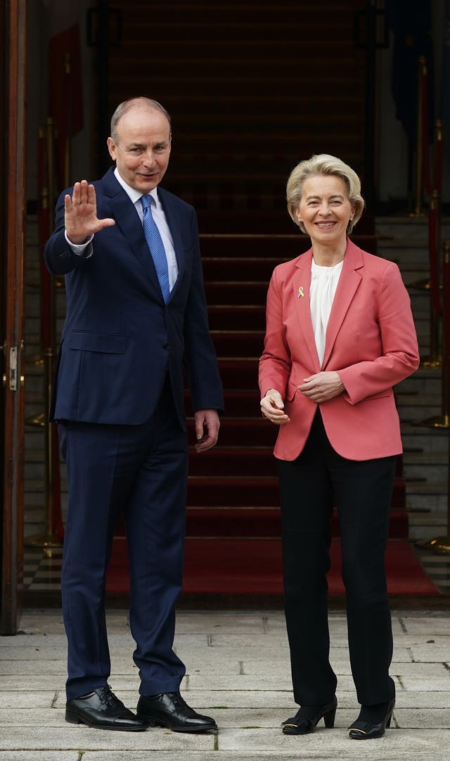 Ursula von der Leyen visits Dublin