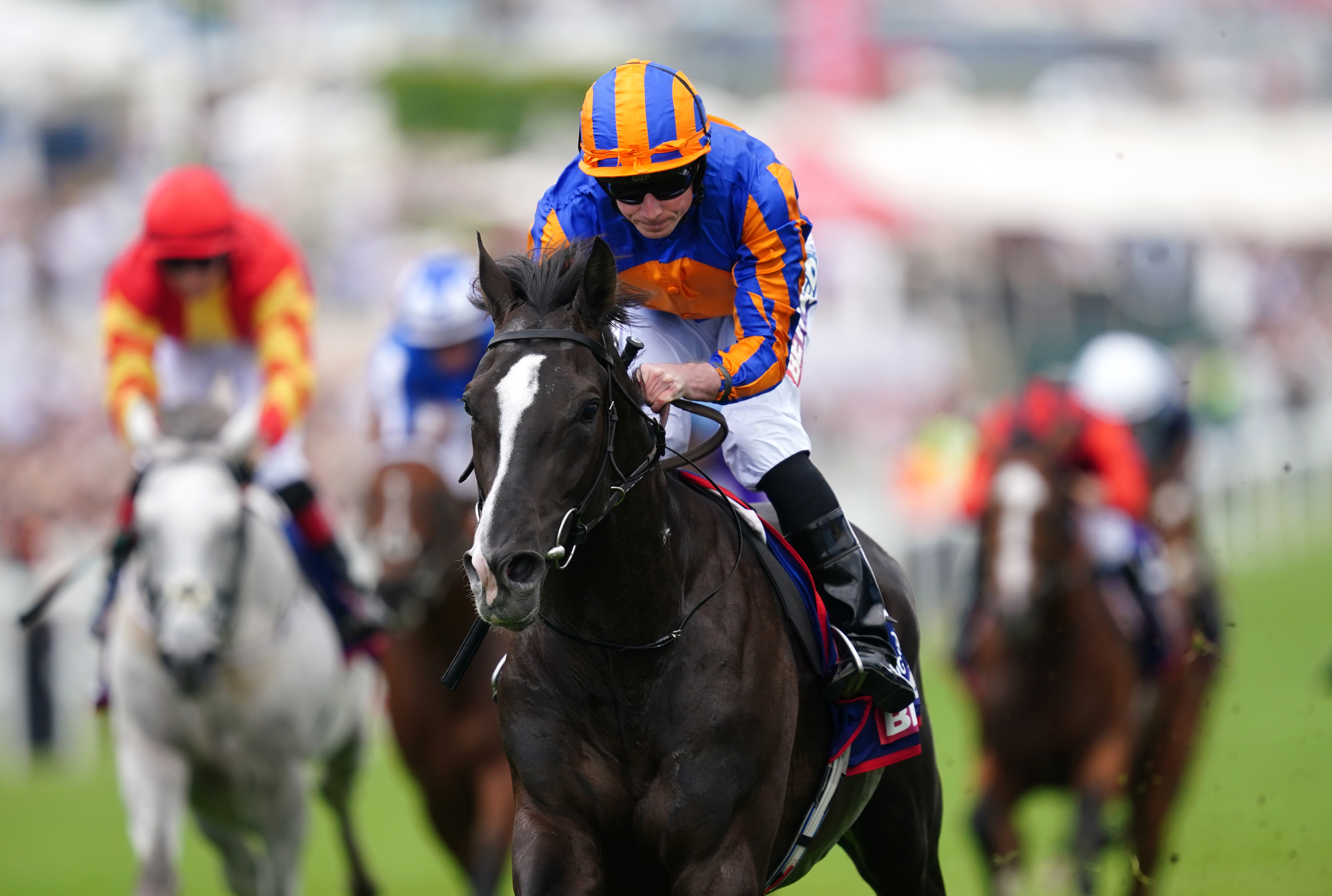 Auguste Rodin and Ryan Moore won the Derby