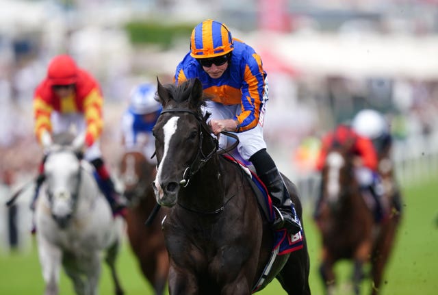 Auguste Rodin and Ryan Moore won the Derby