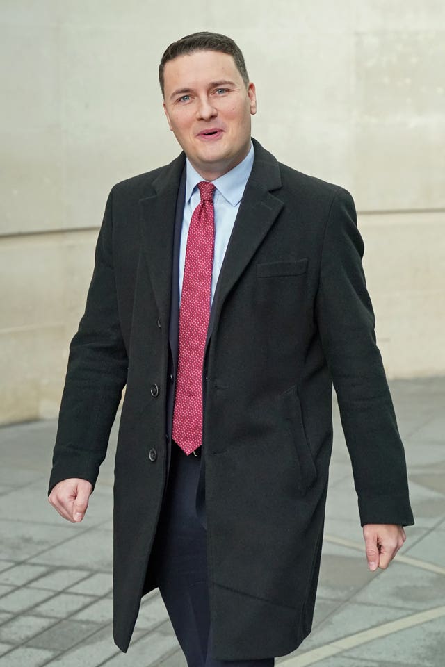 Shadow health secretary Wes Streeting