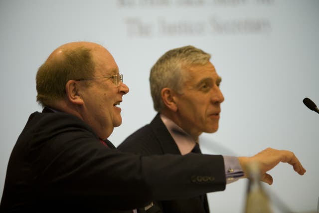 Bob Satchwell and Jack Straw