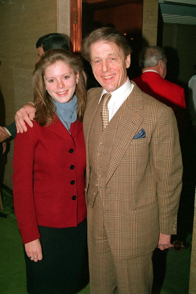 Actor Edward Fox with actress daughter Emilia