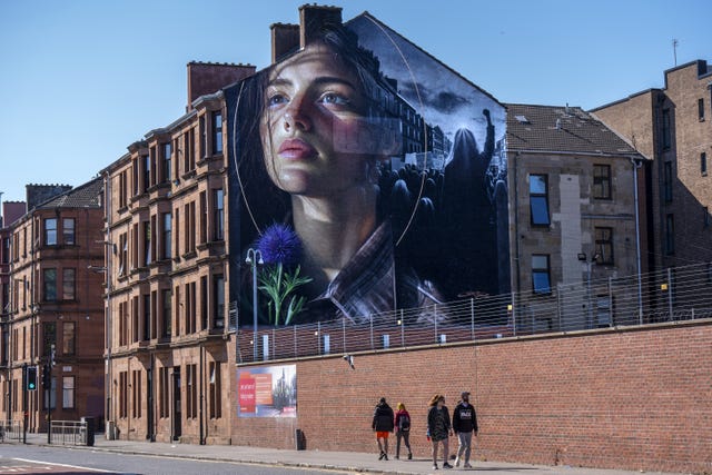 Mary Barbour mural, Glasgow