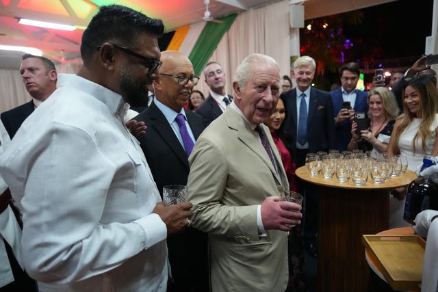 Royal visit to Guyana