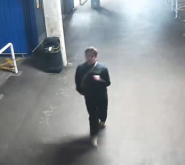 A CCTV image of Luis Piovesana