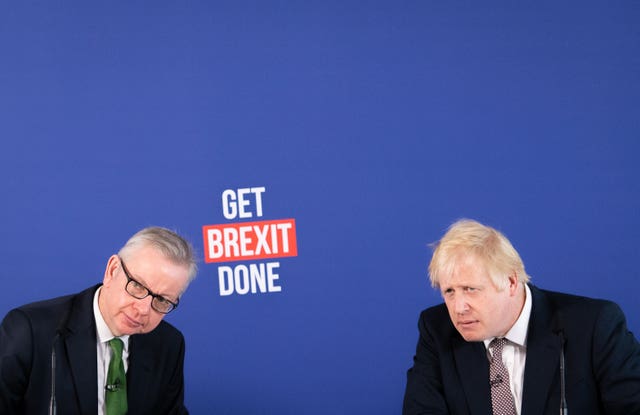 Prime Minister Boris Johnson and Chancellor of the Duchy of Lancaster, Michael Gove