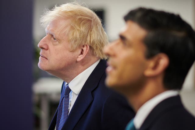 Prime Minister Boris Johnson and Chancellor Rishi Sunak