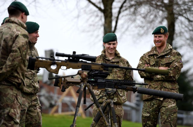 Royal visit to 42 Commando Royal Marines