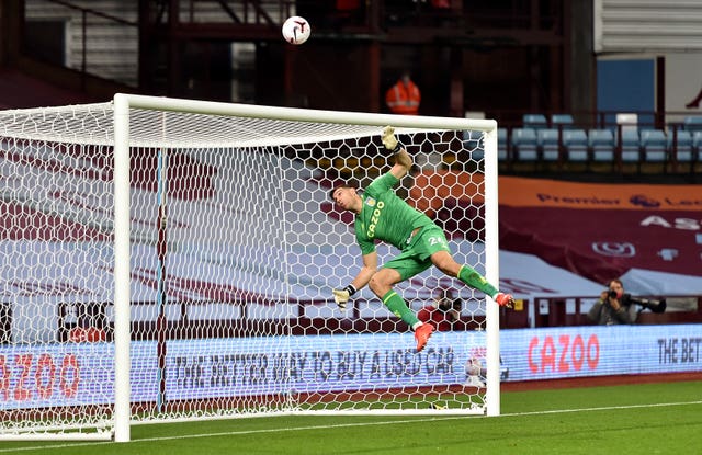 Martinez has kept four clean sheets in seven Premier League games for Aston Villa.