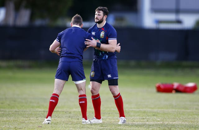 Robbie Henshaw (right) and Elliot Daly (left) are the Lions' centres against South Africa