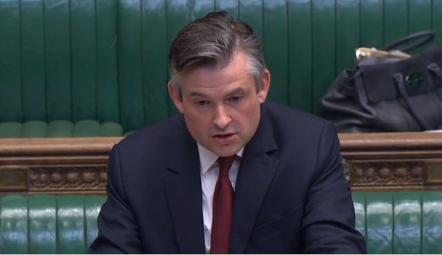 Jon Ashworth speaking in the Commons