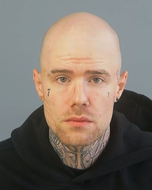 Handout mugshot of Dillon Crawford