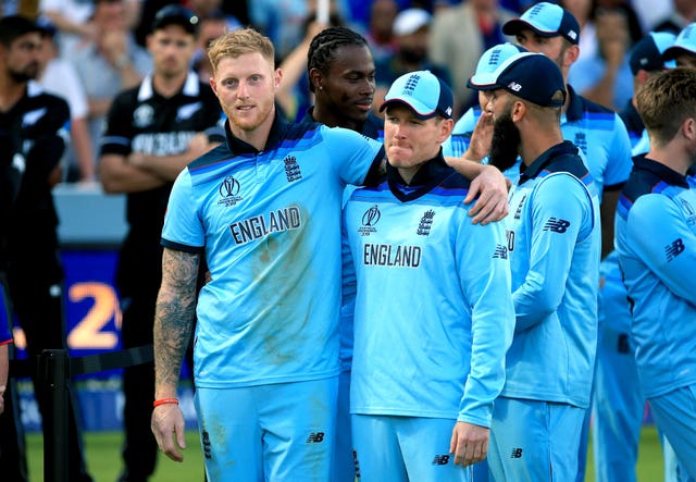 Ben Stokes (left) and Eoin Morgan helped lead England to the top of the world in one-day cricket