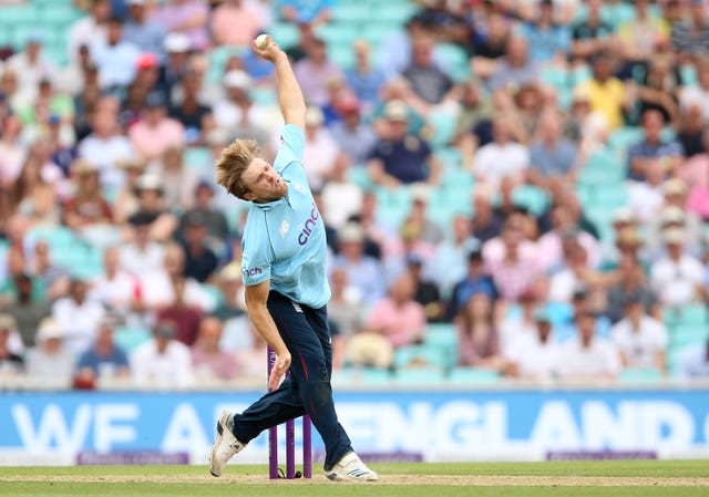 David Willey in action