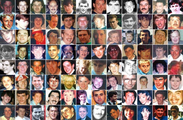 Victims of the Hillsborough disaster