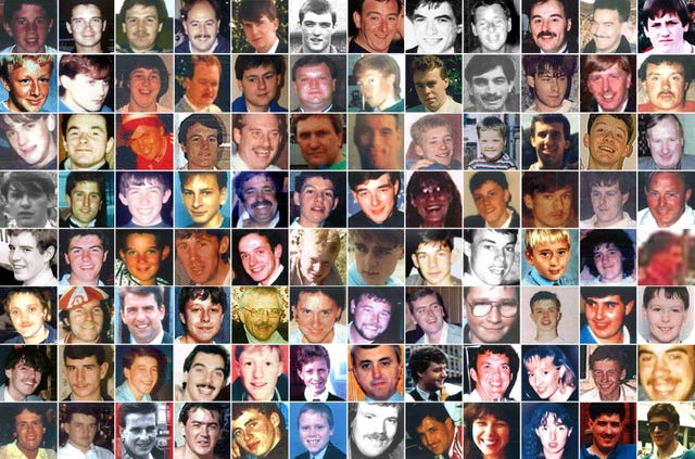 Victims of the Hillsborough disaster