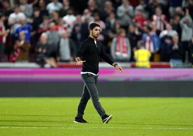 Arsenal manager Mikel Arteta saw his side start the season with a defeat 