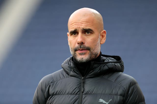 Manchester City manager Pep Guardiola