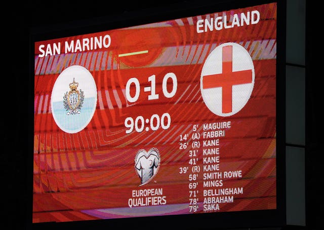 San Marino v England – FIFA World Cup 2022 – European Qualifying – Group I – San Marino Stadium