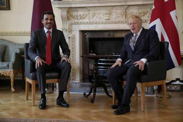 Prime Minister Boris Boris Johnson was invited to attend the Qatar World Cup by Sheikh Tamim bin Hamad Al Thani