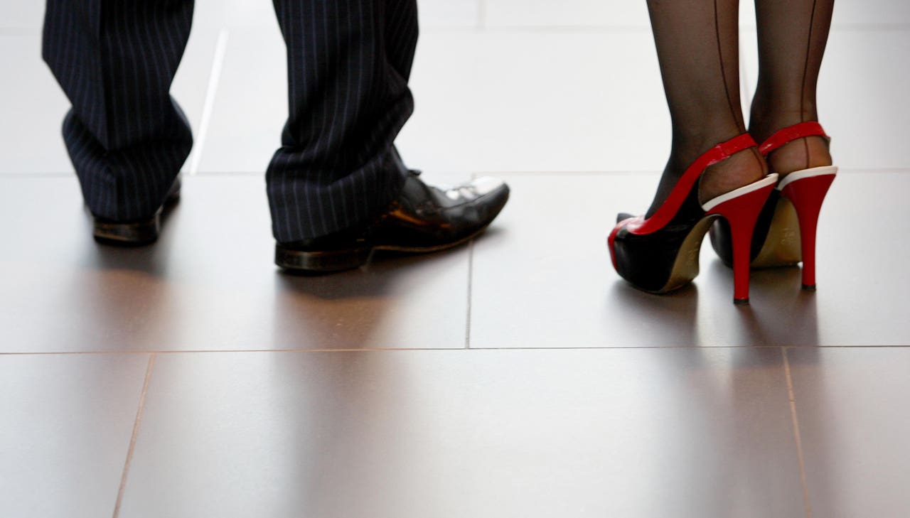 high heels in the workplace