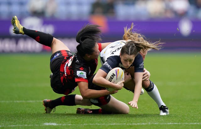 England v Canada – Women’s Rugby League World Cup – Group A – DW Stadium