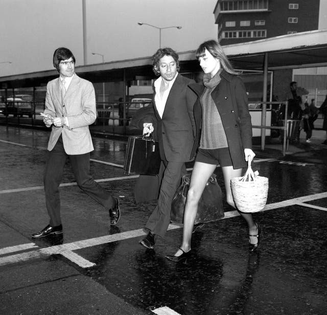 Jane Birkin and Serge Gainsbourg – Heathrow Airport, London