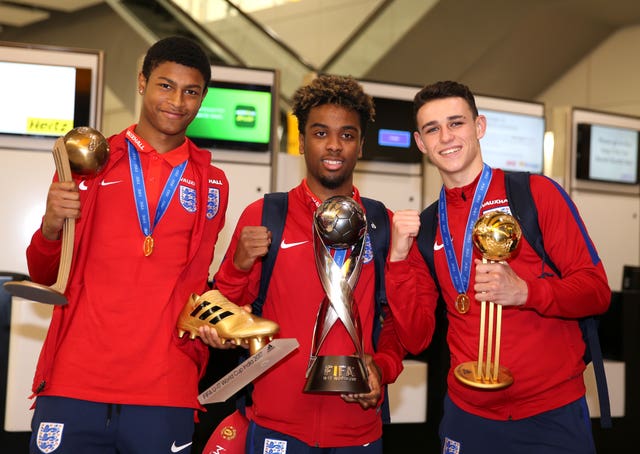 England Under 17’s Arrival – Heathrow Airport