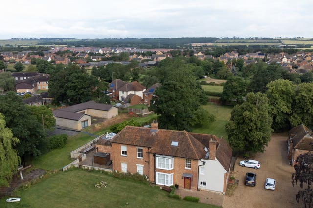 A view of the home of Hannah Ingram-Moore.