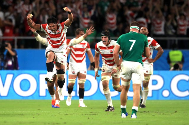 Ireland were stunned by Japan in 2019