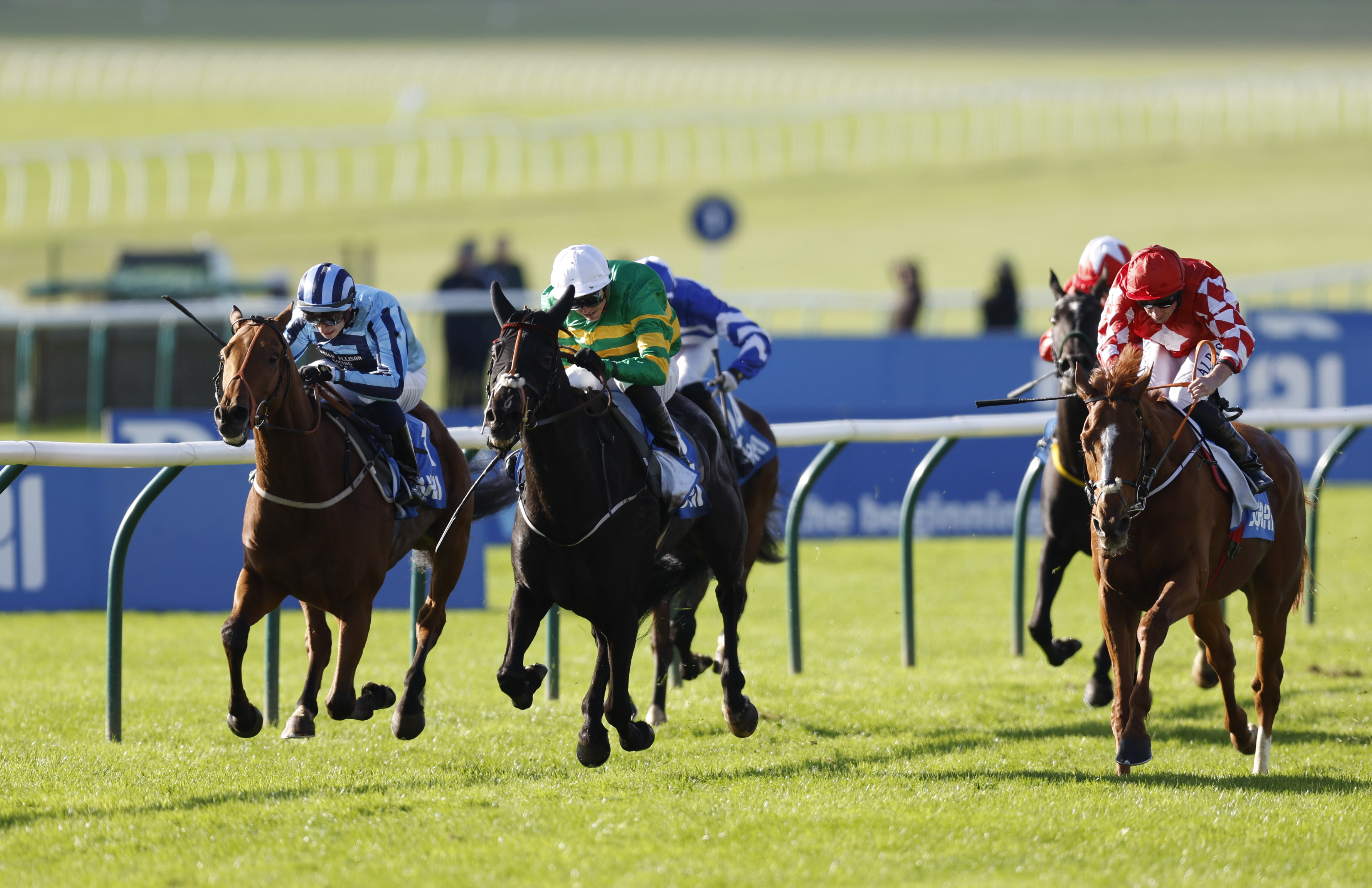 The Shunter (centre) was too strong in the Cesarewitch