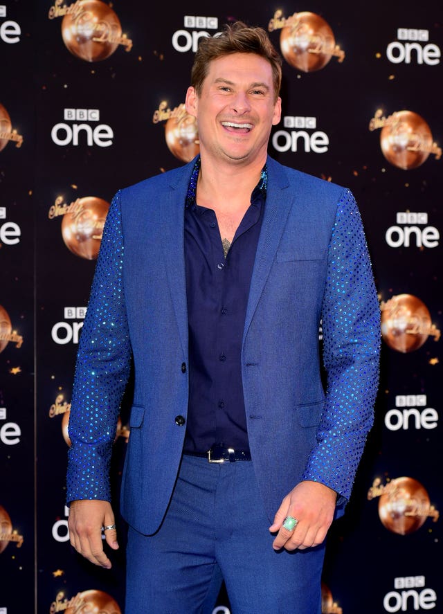 Lee Ryan at the Strictly launch