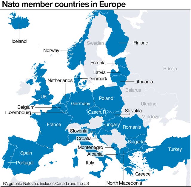 Nato member countries in Europe