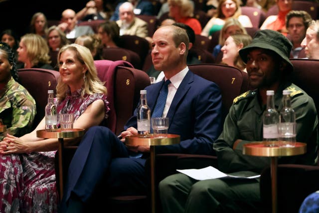 The Prince of Wales and Duchess of Edinburgh attend a private screening of Rhino Man 