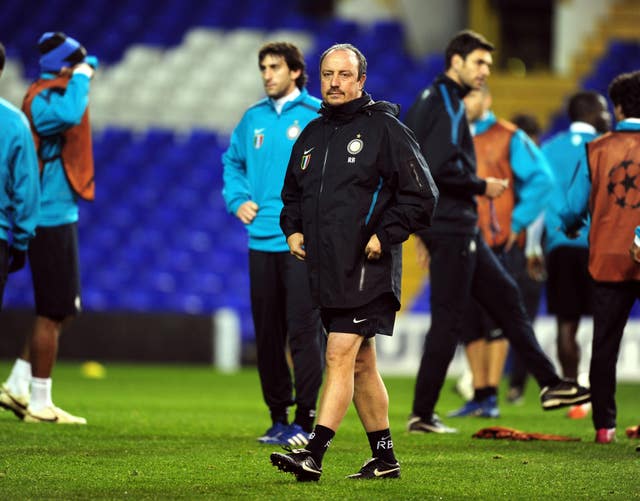 Benitez did not last long after taking over from Jose Mourinho at Inter