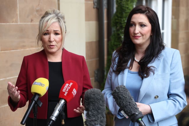 First Minister Michelle O’Neill and deputy First Minister Emma Little-Pengelly