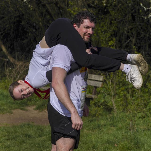 UK Wife Carrying Race 2022