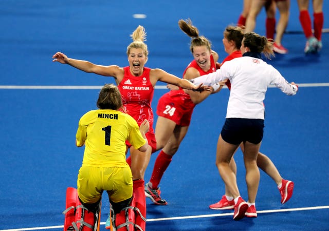 Hinch saved four penalties during the shoot out for gold in 2016