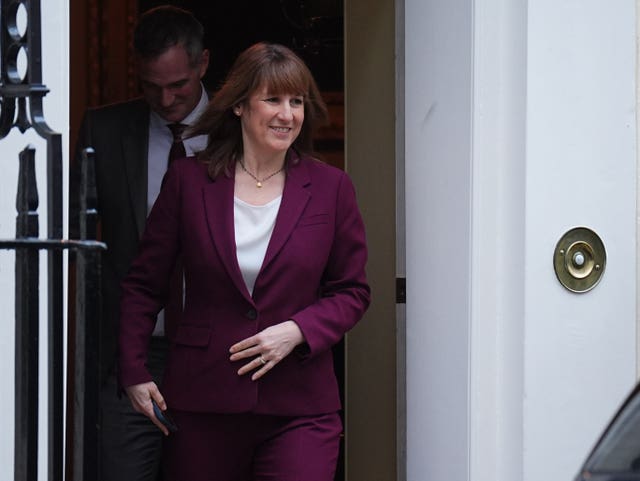 Chancellor of the Exchequer Rachel Reeves departs 11 Downing Street, London