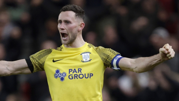 Alan Browne netted for Preston in the win over Huddersfield (Richard Sellers/PA)