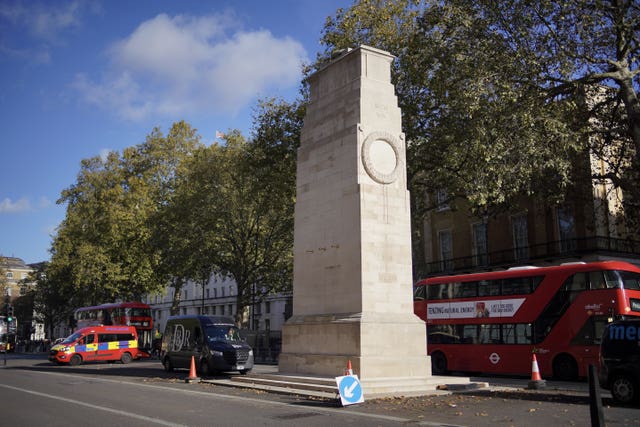 The Cenotaph on Whitehall 