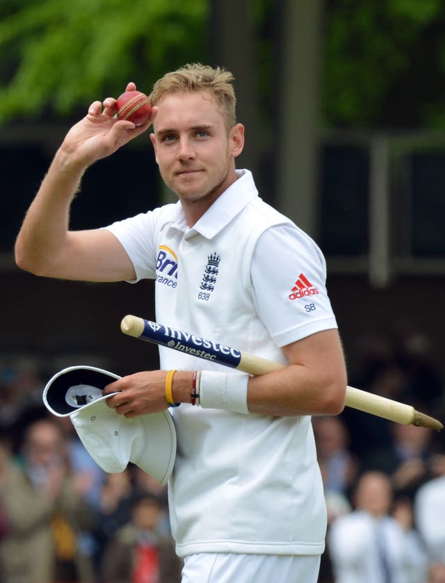 Against New Zealand at Lord's in 2013, Broad took career best figures of seven for 44 