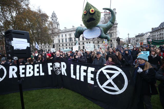 Extinction Rebellion environmental protest