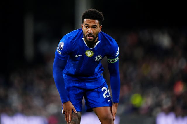 Chelsea’s Reece James in action