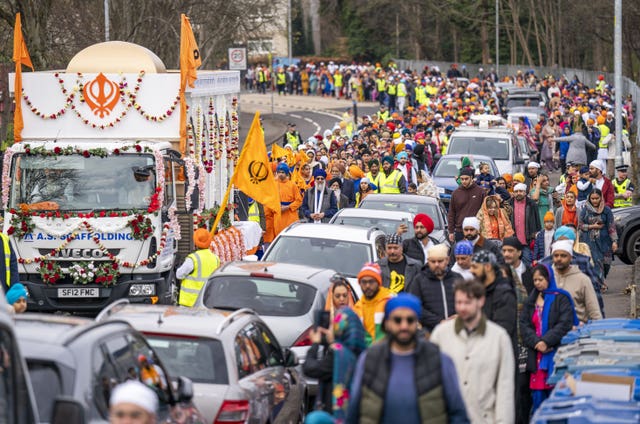 Sikh Vaisakhi celebration