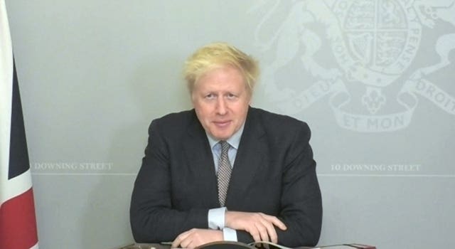 Prime Minister Boris Johnson (House of Commons/PA)
