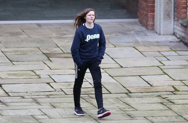 Gemma Watts, 21, arrives at Winchester Crown Court (Andrew Matthews/PA)