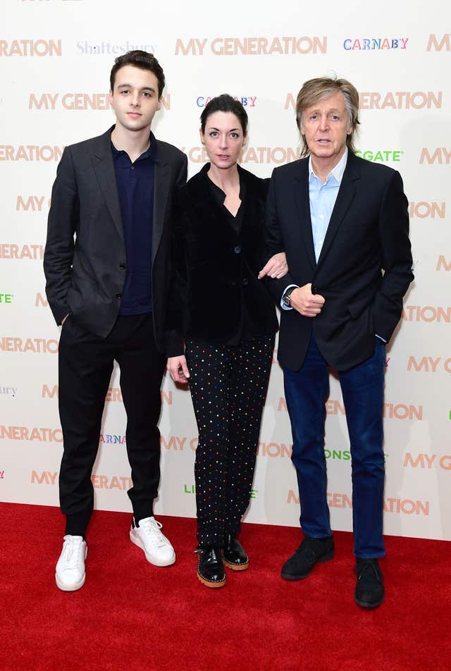 Sir Paul McCartney at Special screening of My Generation – London