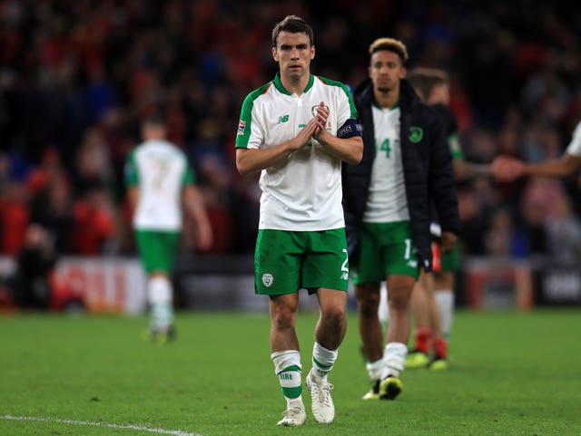 Seamus Coleman captained Ireland in Cardiff